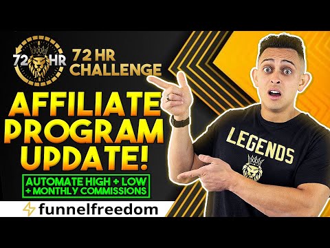 (Get High Ticket + Monthly Commission) 72 Hour & Funnel Freedom Affiliate Program Explained