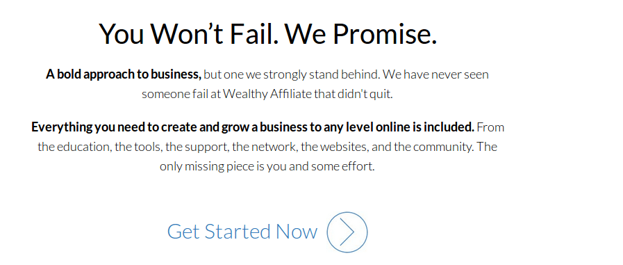 Wealthy Affiliate Guarantee
