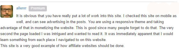 Wealthy Affiliate WebSite Feedback