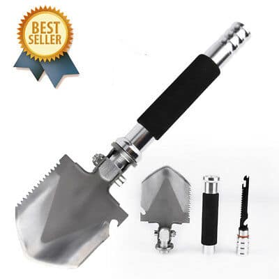 Mini Folded Shovel Serrated Edge Portable