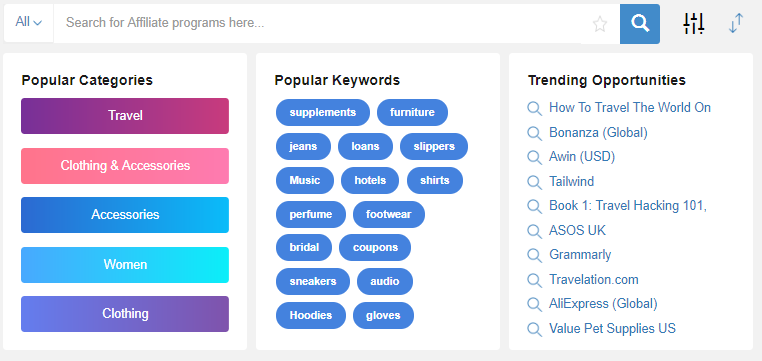 This is an Image Showing the Most Trending Opportunies for you to Earn