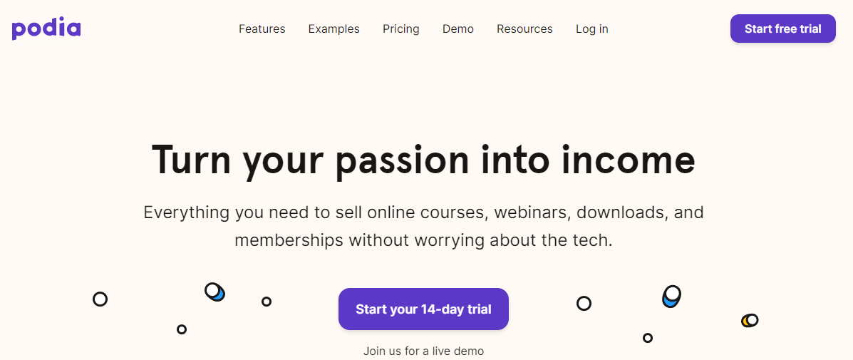 Podia Online Course Platform