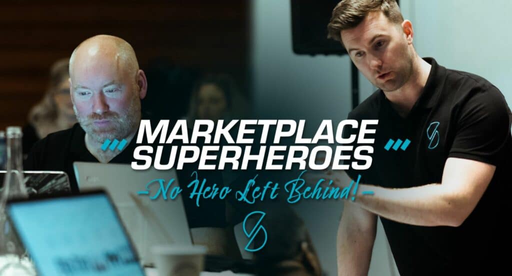 WOners of Market Place superHeroes - Robert Rickey and Stephen Somers