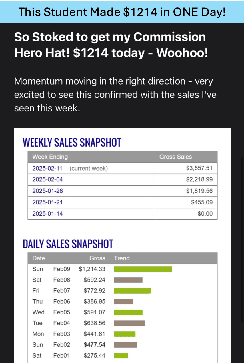 Dave Hit 1K Day Within 2 Months