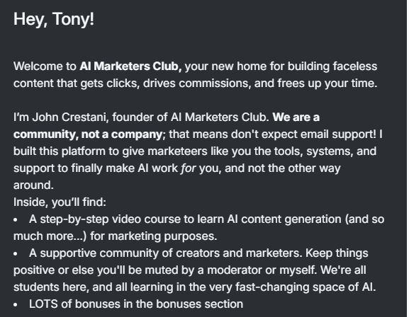 Ai Marketer Club Welcome