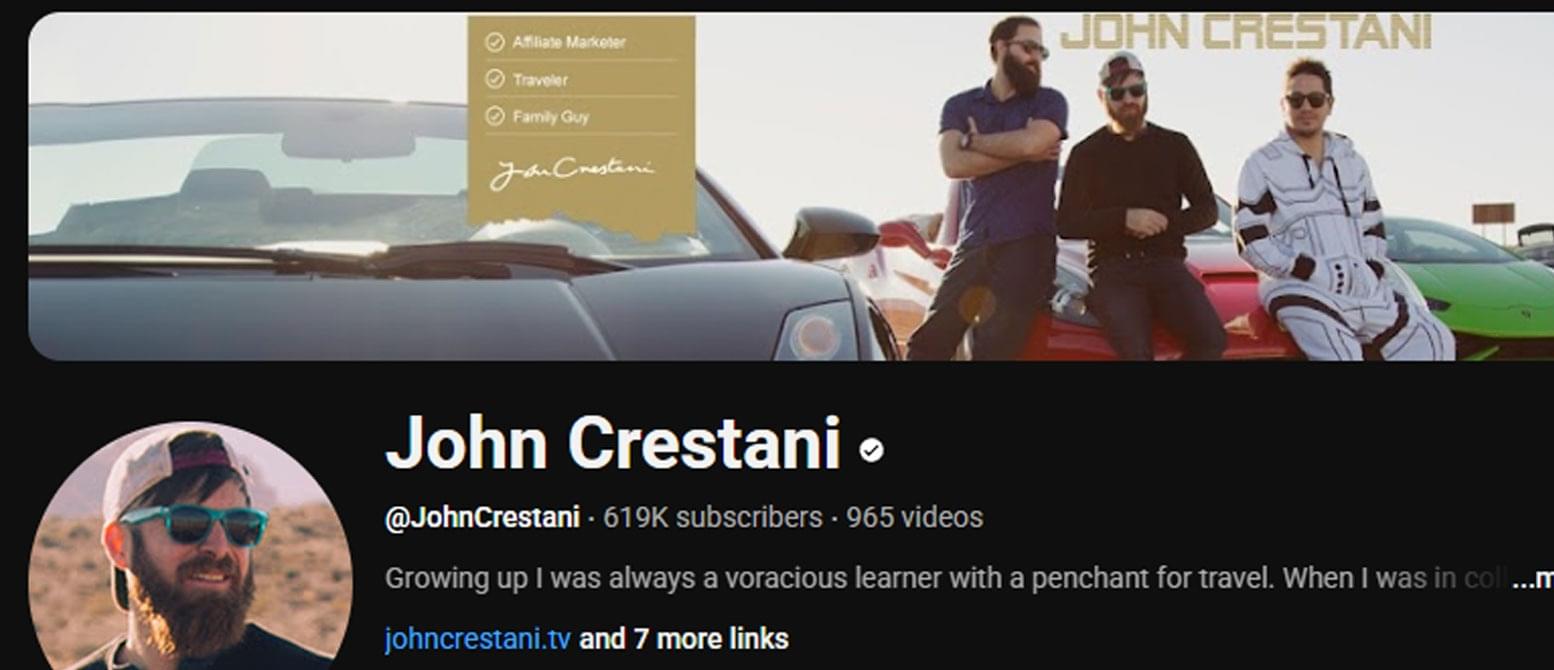 John Crestani YouTube Channel