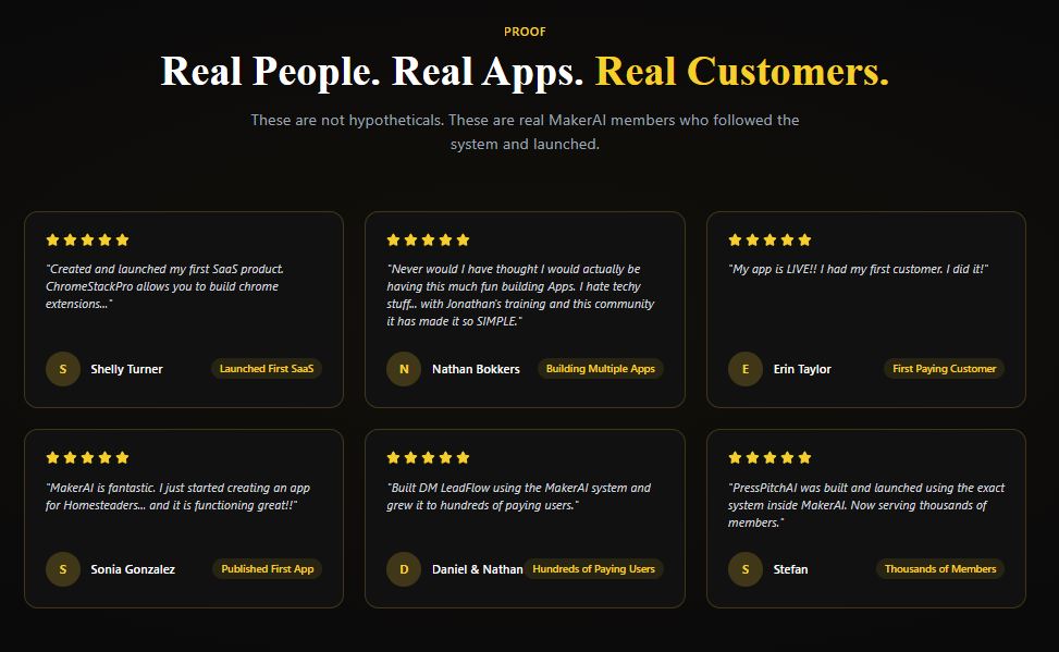 Marker AI Testimonials