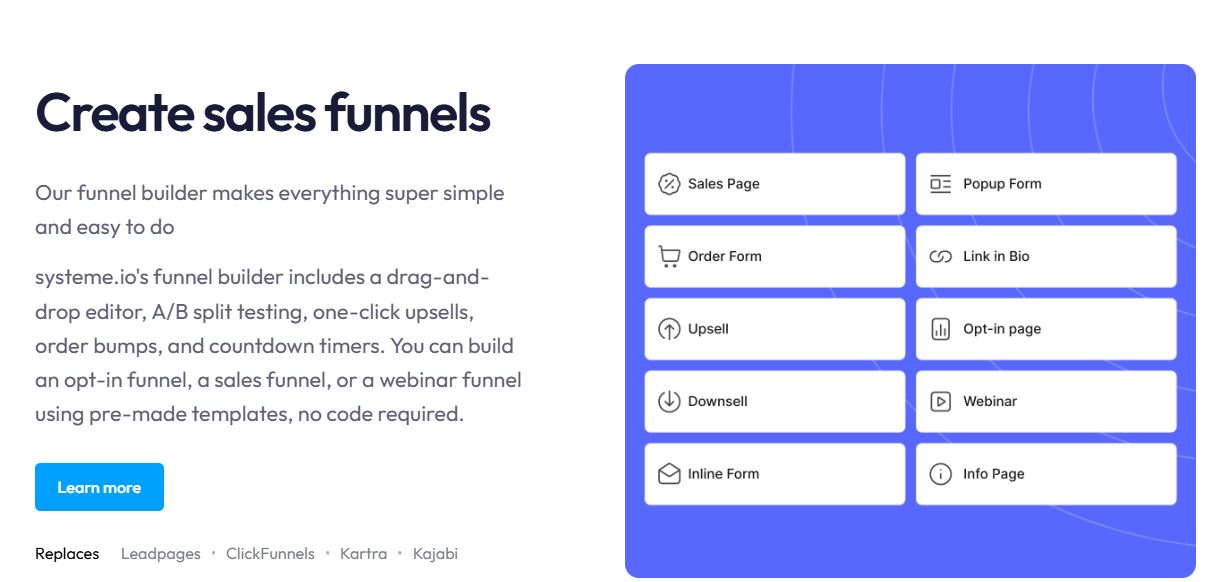 SystemeioReview-Create-Sales-Funnels Builder