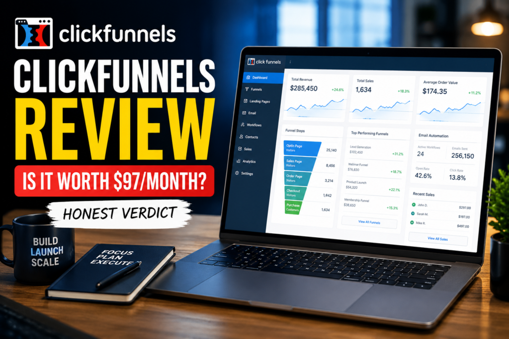 ClickFunnel Review - Feature Image