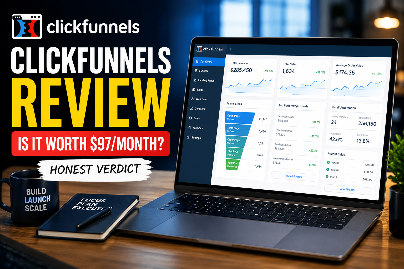 ClickFunnel Review - Feature Image