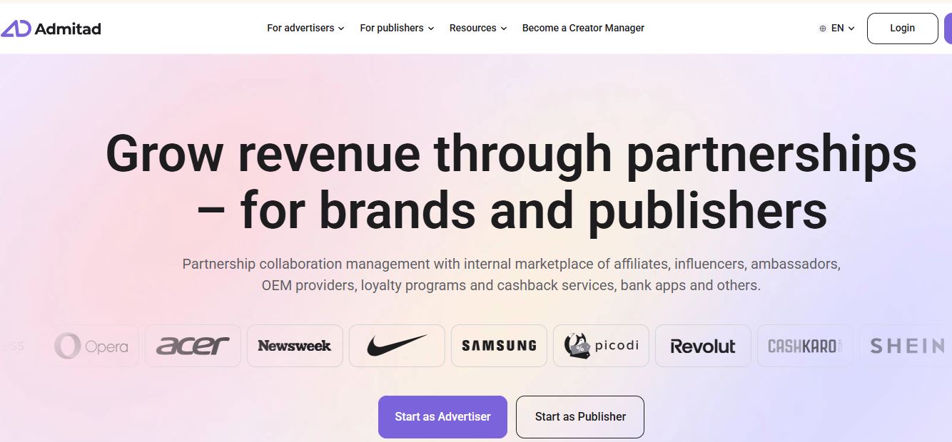 Admitad Affiliate Network