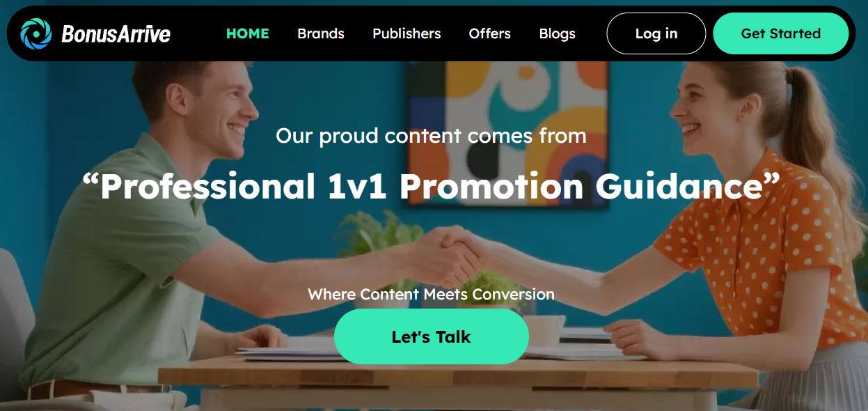 Bonus Arrive Affiliate Network