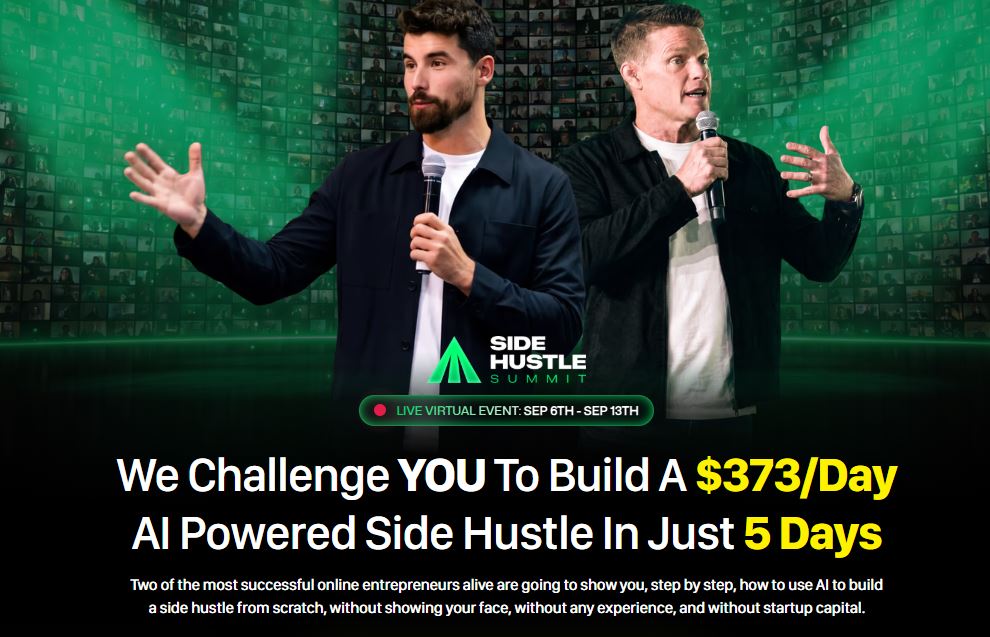 Side Huste Summit Review - Home Page