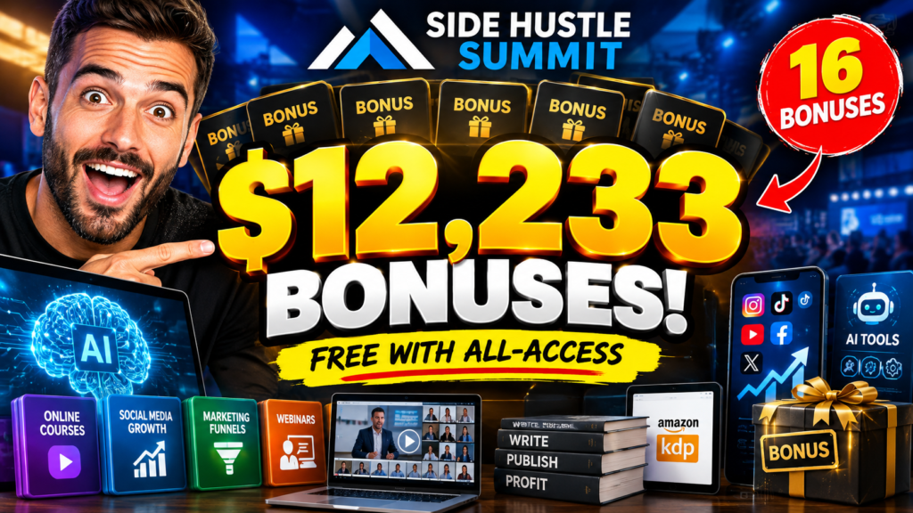 Side Hustle Summit Bonuses