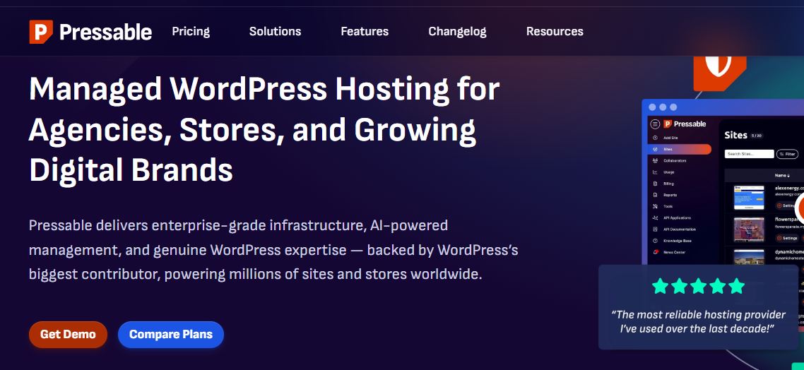 Pressable Best WordPress Cloud Hosting