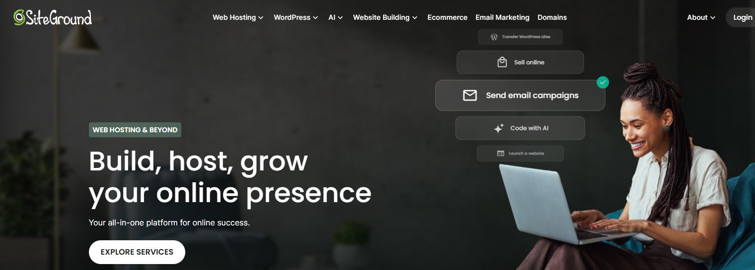 SiteGround Best Cloud Hosting for WordPress